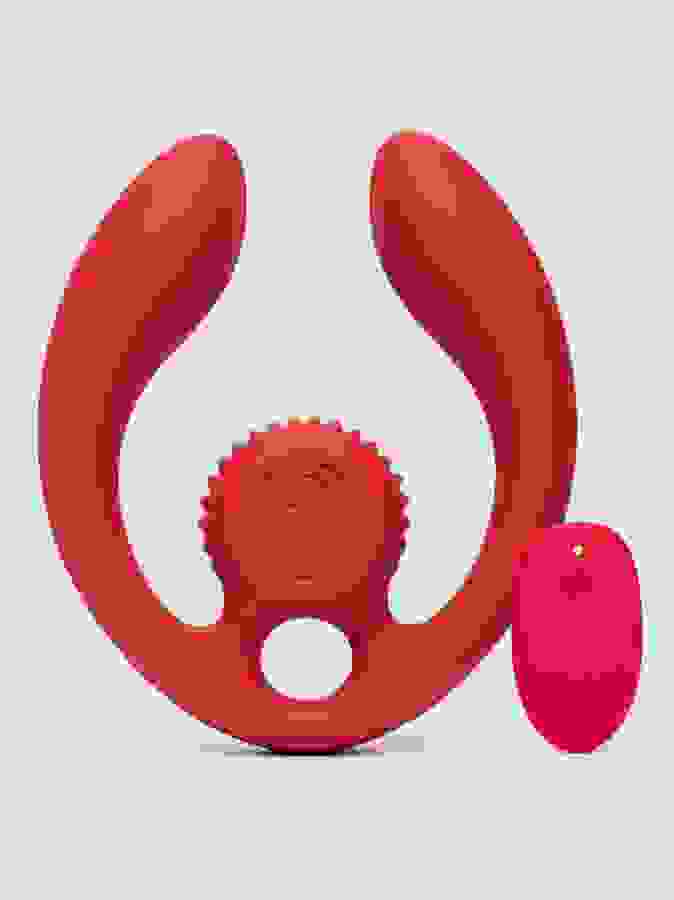 SVibe Gizi Duo Dual Couples Stimulator, Red, hi-res
